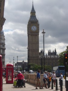 Der Big Ben bei den Houses of Parliament