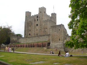 Rochester Castle von außen
